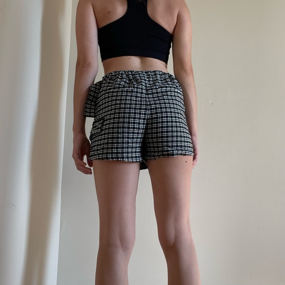 GARAGE skort gingham black & white - Picture 3 of 3